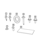 6510245AA - Electrical: Screw for Mopar Image
