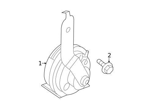 Horn for 2013 Mazda 3 #0