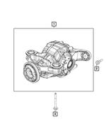 68427793AA - Rear Wheel Drive; Differential and Drive Line: Rear Axle Differential for Mopar Image image