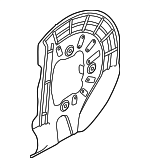 68638459AA - Brakes: Shield for Mopar Image