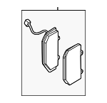 68623695AA - Brakes: Brake Pads for Mopar Image