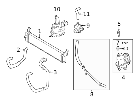 Inverter Cooling Components for 2013 Toyota Camry #0