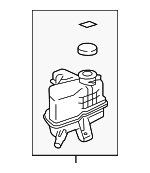 G92A006010 - Cooling System: Drive Motor Inverter Coolant Reservoir for Toyota Image image