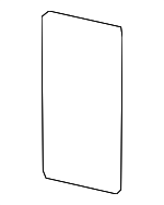 15080733 - Body: Water Deflector for Cadillac: Escalade EXT | Chevrolet: Avalanche, Avalanche 1500, Avalanche 2500 Image