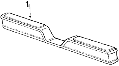 Bumper Assembly - Rear for 1990 Mitsubishi Mighty Max #0