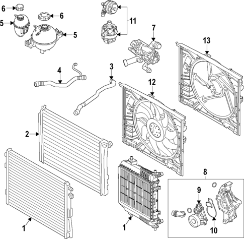 Water Pump for 2021 BMW M3 #10