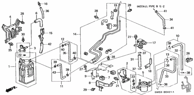 Canister - Vent Valve (V6) ('97-'98) for 1998 Acura TL #0