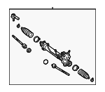 442500E012 - : Steering Gear for Lexus: RX330, RX350 Image
