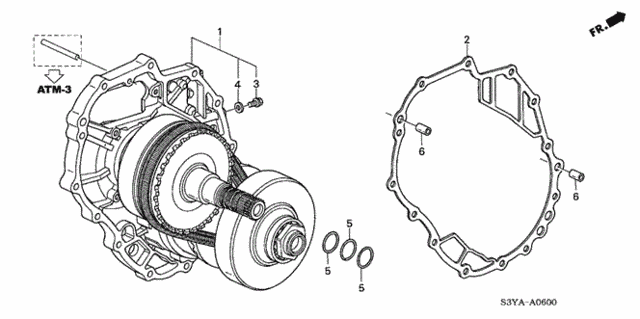 AT Intermediate Plate for 2005 Honda Insight #0