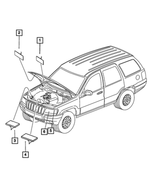 55056347AA - Labels All Vehicle Locations: Air Conditioning System Label for Mopar Image