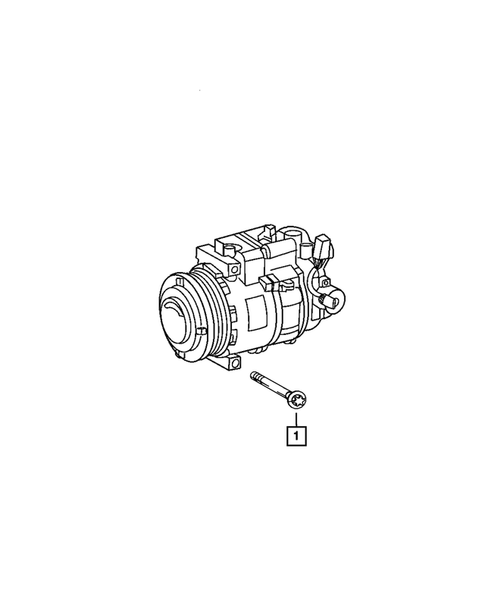 Air Conditioning Compressor Mounting for 2004 Chrysler Crossfire #0