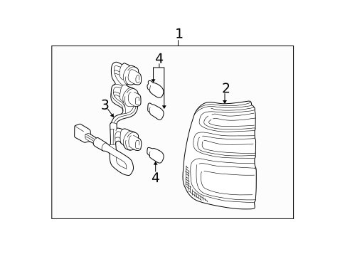 Tail Lamps for 2005 Toyota Land Cruiser #0