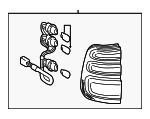 8155060690 - Electrical: Tail Lamp Assembly for Toyota: Land Cruiser Image