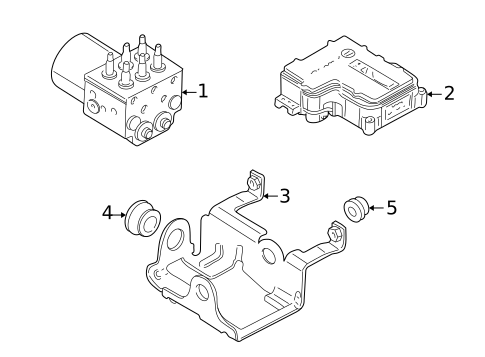 ABS Components for 2001 Chevrolet Silverado 3500 #0