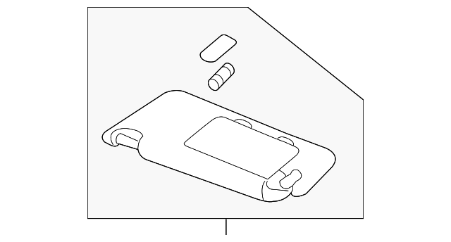 2018-2022 Honda Accord Sun-Visor 83230-TVA-A01ZA | OEM Parts Online