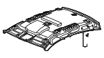 83201TVAA22ZA - Body: Headliner for Honda: Accord Image