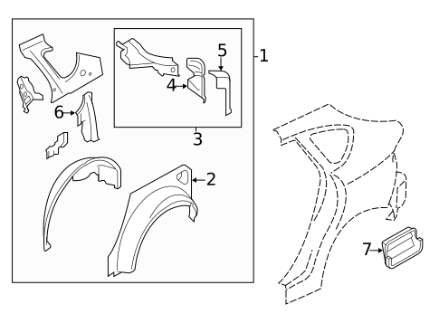 Inner Structure for 2008 Subaru Impreza #0