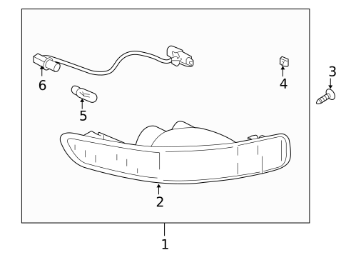 Side Marker Lamps for 2007 Mitsubishi Outlander #0