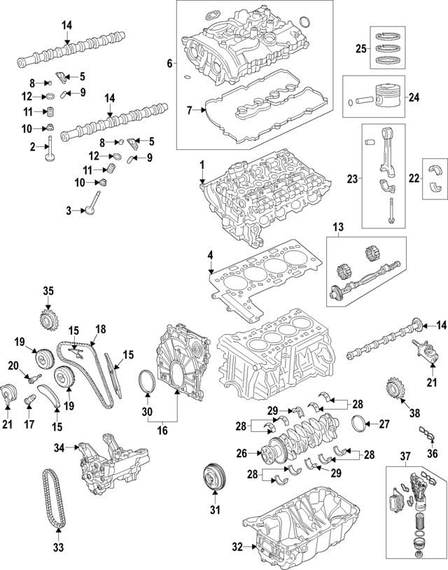 11369470457 - Engine: Engine Variable Valve Timing (Vvt) Solenoid for BMW Image