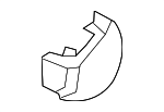 81622TA0A01ZA - Body: Adjust Handle Cap for Honda: Accord, Civic, CR-V, CR-Z, Insight, Pilot Image