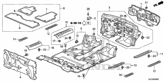 Floor Mat for 2014 Honda Ridgeline #0