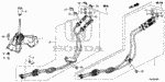 54100T2AA02 - Chassis: LEVER SUB-ASSY., CHANGE for Honda Image