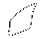 72315TA5A01ZA - : 2008-2012 Honda Accord - Seal R Front Door Opening *NH167L* (Graphite Black) for Honda: Accord Image