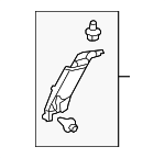 2008-2012 Honda Accord - Garnish Assembly L Center Pillar (Upper) *YR327L* (Pearl Ivory)