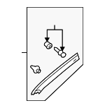 84101TE0A03ZA - Body: Windshield Pillar Trim for Honda: Accord Image