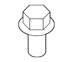 91560S6A003 - Body: Sill Plate Clip for Honda: Accord, Accord Crosstour, Civic, Clarity, CR-V, CR-Z, Crosstour, Fit, HR-V, Insight, Odyssey, S2000 Image