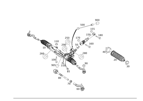 Steering Gear for 2016 Mercedes-Benz E250 #0