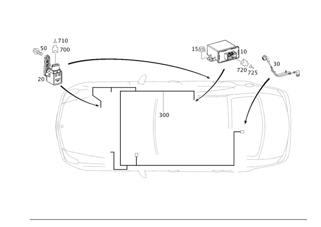 2195402606 - : Wiring Harness for Mercedes-Benz Image