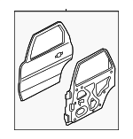 YL8Z7824630AA - Body: Door Shell for Ford: Escape | Mercury: Mariner Image