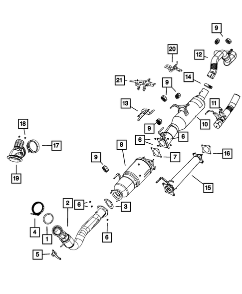 Exhaust System for 2018 Ram 3500 #2