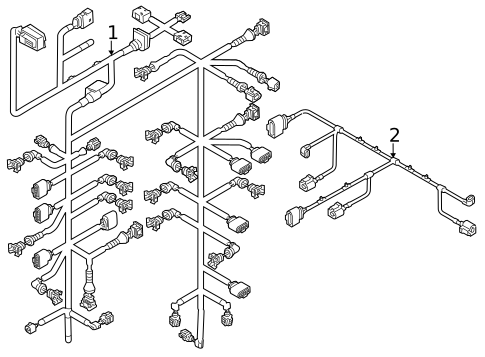 Wiring Harness for 2016 Volkswagen Touareg #0