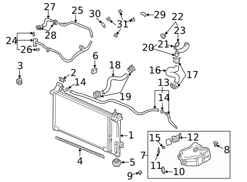 Thermostat & Housing for 1987 Buick Century #1