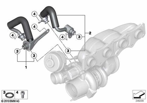 Engine Cooling for 2014 BMW 320iX #1
