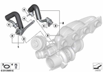 11538853292 - Engine: Coolant Feed Line for BMW: 228i, 228iX, 320i, 320iX, 328i, 328iX, 428i, 428iX, 528i, 528iX, X1 28i, X1 28iX, X3 28i, X3 28iX, X4 28iX, X5 40eX, Z4 28i Image image