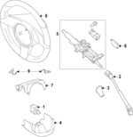 992419506Q - Steering: Steering Column for Porsche: 911 Image