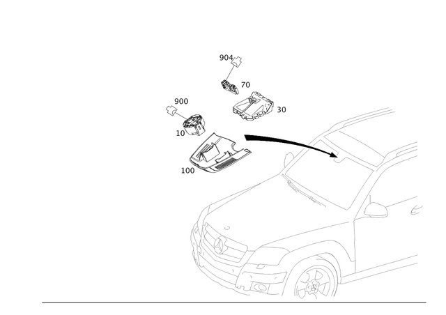 2049017701 - Electrical System: Control Unit for Mercedes-Benz Image image