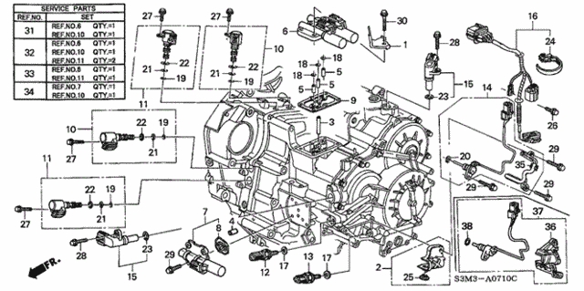 Sensor - Solenoid for 2002 Acura CL #0