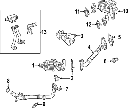 EGR System for 2023 Ford Maverick #0
