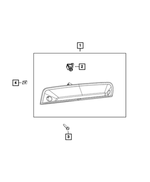 68523966AC - Electrical: Center High Mounted Stop Lamp for Ram: 2500, 3500 Image