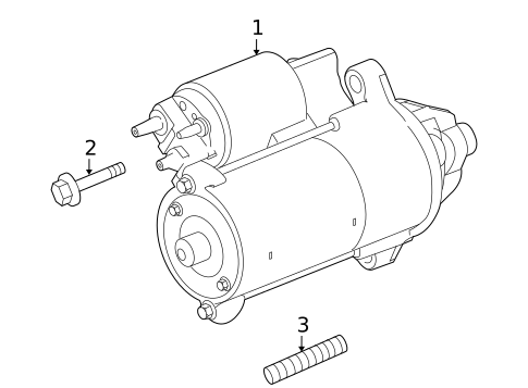 Starter for 2010 Ford Focus #0
