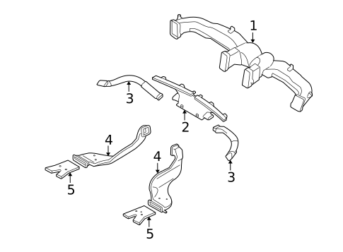 Ducts for 2012 Hyundai Elantra #1