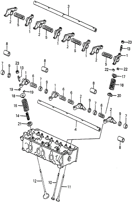 Valve - Rocker Cover for 1984 Honda Accord #0