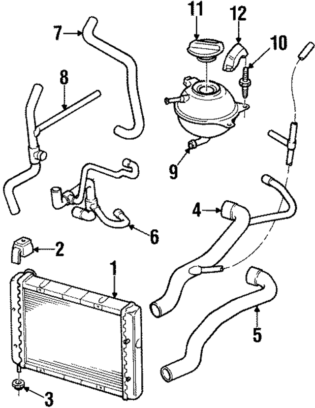 1H0121157H - : Hose for Volkswagen Image
