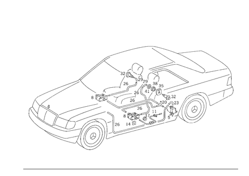 Backrest Locking Mechanism for 1988 Mercedes-Benz 300CE #1