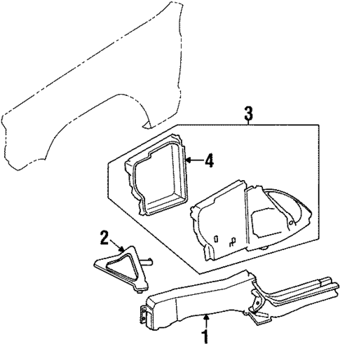 Structural Components & Rails for 2001 Jeep Cherokee #0