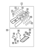 68550616AA - Engine: Engine Gasket Kit for Mopar Image
